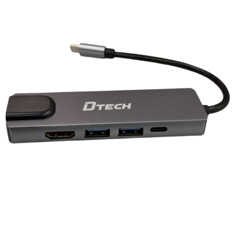 Type-C Male to USB3.0+Ethernet10/100/1000+HDMI